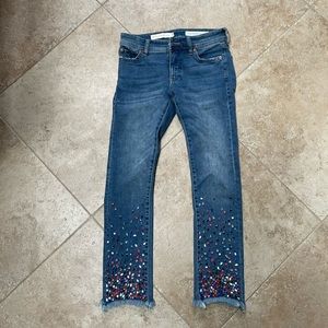 ANTHROPOLOGIE jeweled jeans